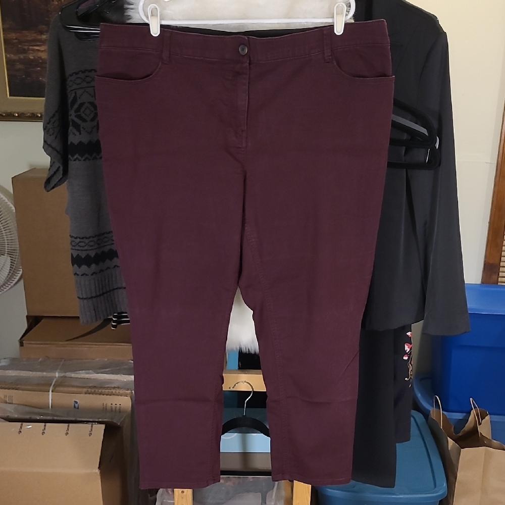 Violets & Roses Harrietta Mid Rise Skinny Pant - Picture 2 of 7